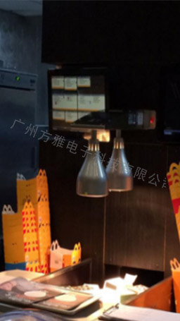 麦当劳厨房订单显示屏    