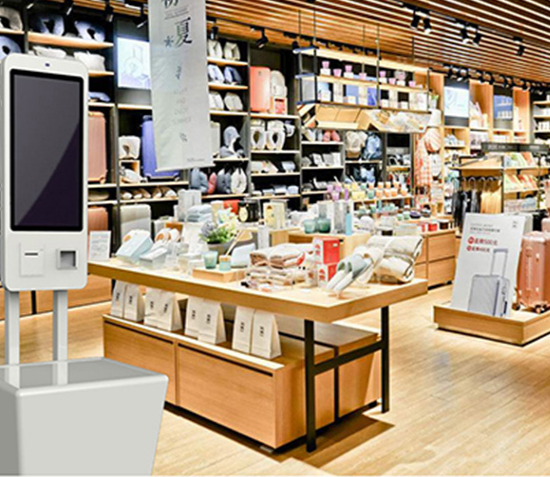 方雅自助收银终端，开启智能结算新体验！