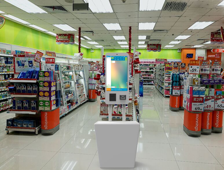 超市自助收银机，助力新零售