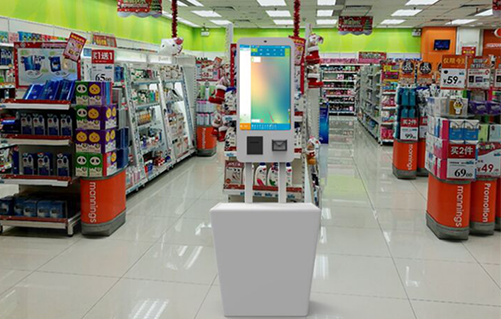自助收银在超市实现“无人收银”功能